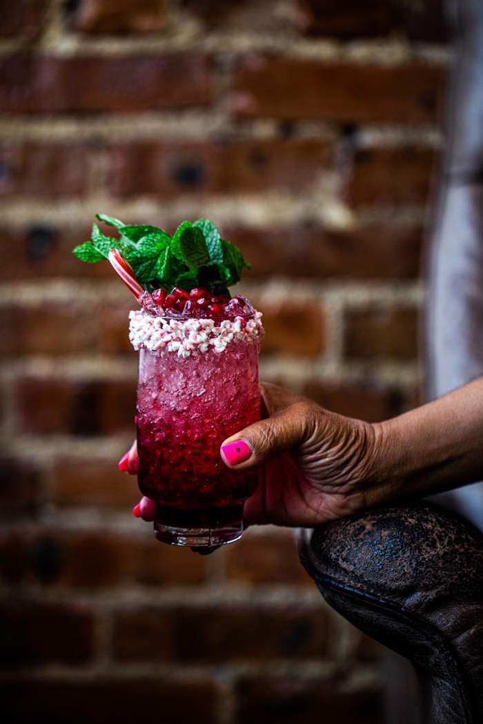 Mistletoe Mixer (recipe below). Image courtesy of Betty Buzz